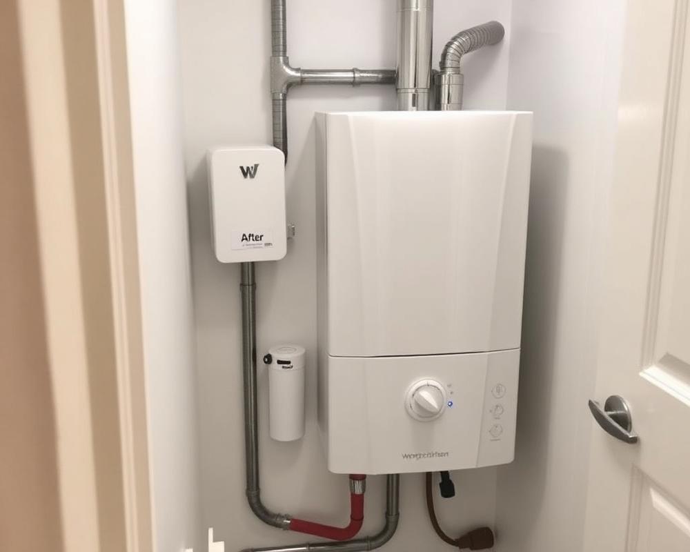 Commercial boiler upgrade — after