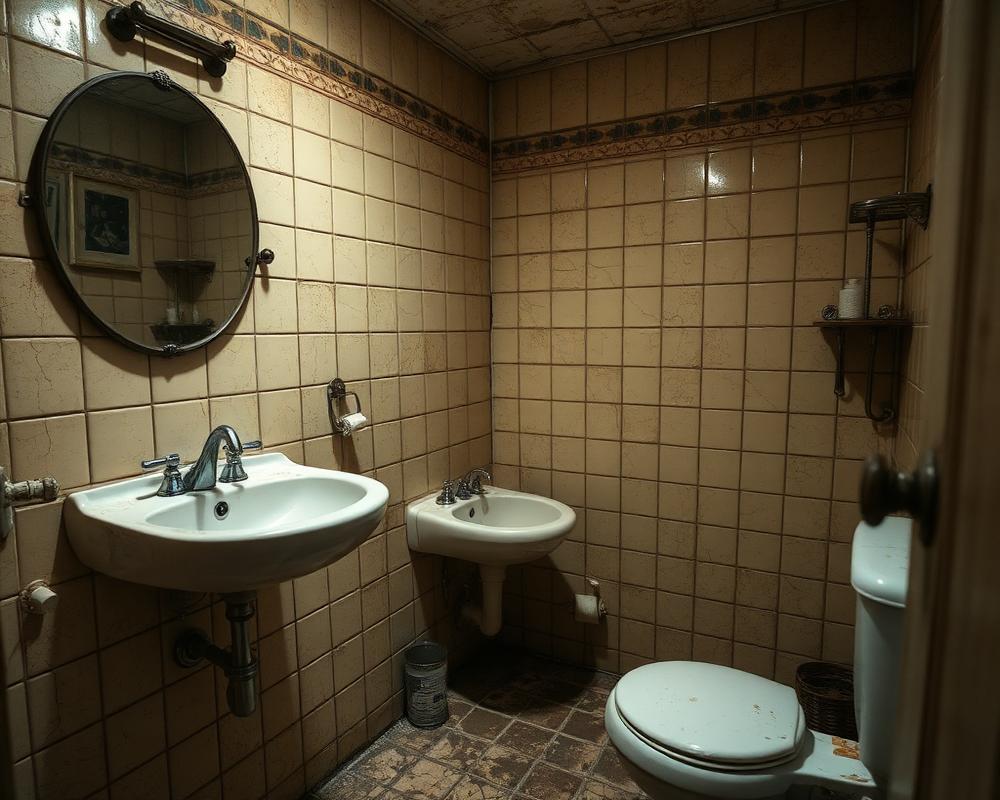 Customer washroom refit — before