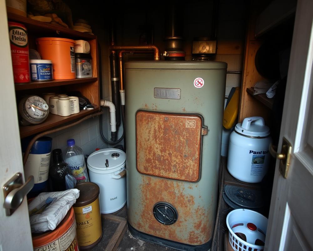 Commercial boiler upgrade — before